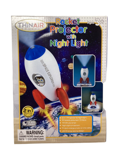Rocket Projector with Night Light