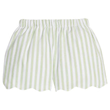 Load image into Gallery viewer, Scallop Short-Meriwether Stripe