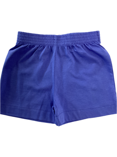 Blue Knit Shorts