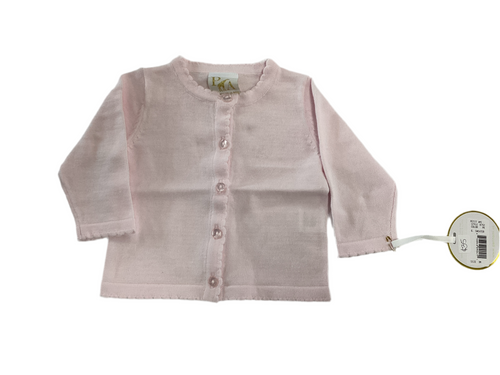 Blush Pink Scallop Cardigan