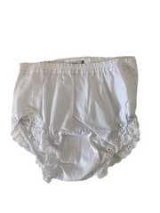 White Bloomers With Eyelet