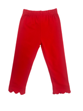 Load image into Gallery viewer, Sage &amp; Lilly’s Scalloped Leggings (6 Color Choices)