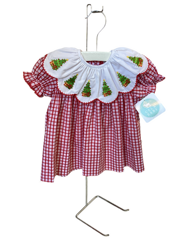 Christmas Tree Bishop Dress