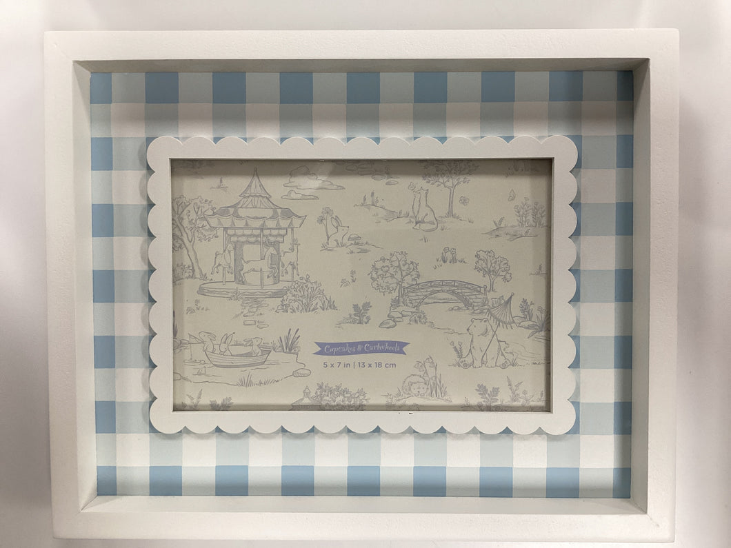 Gingham Picture Frame