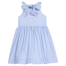 Load image into Gallery viewer, Bow Back Annie Dress-Royal Mini Gingham