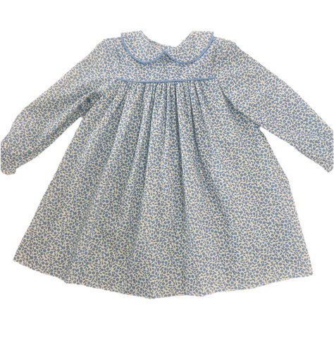 Funtasia Too’s Blue Willow Floral Long Sleeve Dress