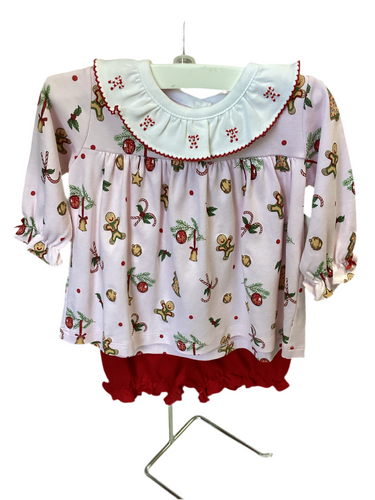 Gingerbread Emb. Candy Cane Set