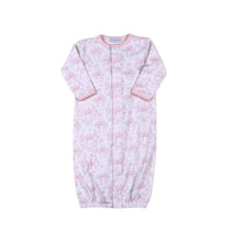 Load image into Gallery viewer, Gigi Pink Toile Converter Gown, 100% Pima Cotton 0-3M