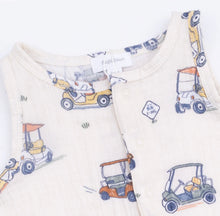 Load image into Gallery viewer, Angel Dear Zooming Golf Carts-Sleeveless Shortie Romper