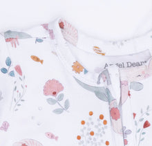 Load image into Gallery viewer, Angel Dear Garden Sea Creatures-2 Way Zipper Ruffle Back Pajama Footie