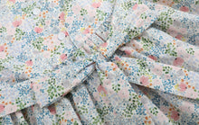 Load image into Gallery viewer, Pink Floral Smocked Flutter Dress