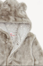 Load image into Gallery viewer, Storm Minky Magnetic Bear Jacket
