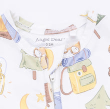 Load image into Gallery viewer, Angel Dear Camping Blue 2 Way Zipper Pajama Footie