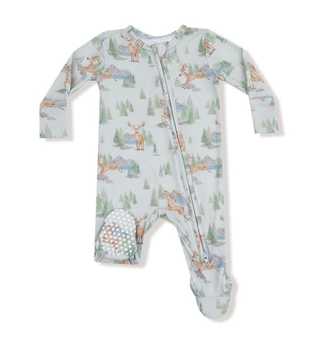 Buck Deer 2-Way Zipper Footie
