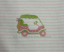 Load image into Gallery viewer, Pink Golf Hand Embroidery Pima Cotton Bubble
