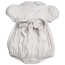 Load image into Gallery viewer, Little English’s Smocked Peter Pan Bubble-Winthrop Floral