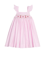 Load image into Gallery viewer, Smocked Lizzy D Dress- Strawberries