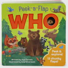 Load image into Gallery viewer, Peek A Flap Who Book