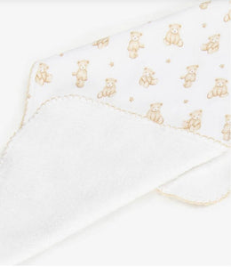 Kissy Kissy’s Pima Cotton Teddy Bear Time Burp Cloth