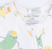 Load image into Gallery viewer, Angel Dear Pickles Playing Pickleball-2 Way Zipper Pajama Footie