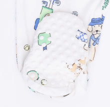 Load image into Gallery viewer, Angel Dear Country Club Dogs Neutral- 2 Way Zipper Pajama Footie-Golf &amp; Pickleball
