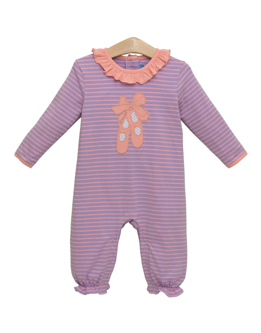 Ballet Slipper Appliqué Romper