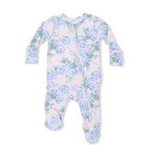 Load image into Gallery viewer, Angel Dear Hydrangeas-2 Way Ruffle Back Zipper Pajama Footie