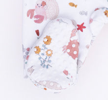Load image into Gallery viewer, Angel Dear Garden Sea Creatures-2 Way Zipper Ruffle Back Pajama Footie