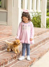 Load image into Gallery viewer, Dog Appliqué Ruffle Pants Set