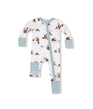 Load image into Gallery viewer, Baby Beavers 2-Way Zipper Romper