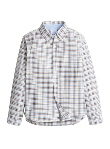 Button Down Shirt-Clarkson Plaid