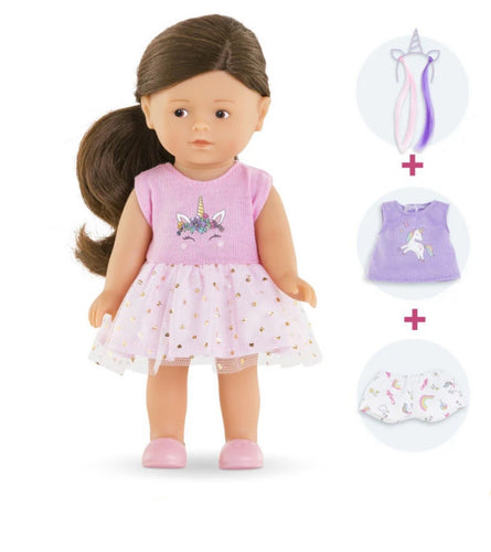 Corolle Doll-Mini Corolline Romy Unicorn Set