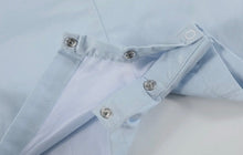 Load image into Gallery viewer, Blue Fuzzy Bunny Shortall
