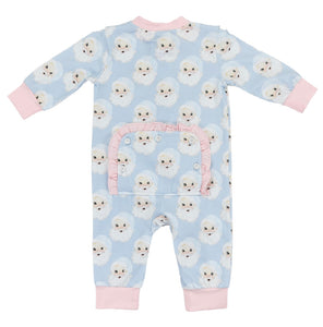 Girls Blue & Pink Santa Baby Zippy Lounge