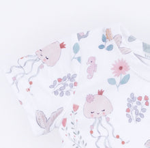 Load image into Gallery viewer, Angel Dear Garden Sea Creatures-Short Sleeve Loungewear Pajama Set