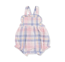 Load image into Gallery viewer, Angel Dear Dusty Pink Plaid-Oxford Bubble