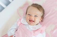 Load image into Gallery viewer, Little English’s Pointelle Knit Bubble-Light Pink