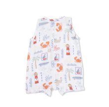 Load image into Gallery viewer, Angel Dear Club Mediterranean-Sleeveless Shortie Romper