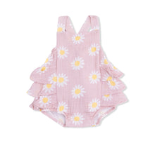 Load image into Gallery viewer, Angel Dear Caitlyn Daisy Ruffle Sunsuit Bubble