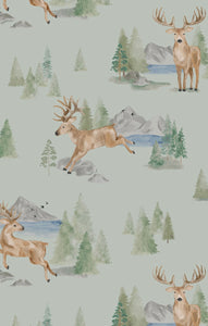 Buck Deer 2-Way Zipper Footie