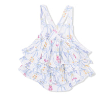 Load image into Gallery viewer, Angel Dear Ribbon Bouquets-Ruffle Sunsuit Bubble