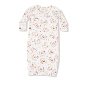 Floral Owl Families Kimono Gown