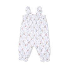 Load image into Gallery viewer, Angel Dear Heirloom Rose Stripe-Ruffly Strap Overall
