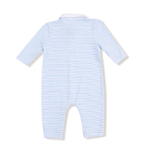 Load image into Gallery viewer, Baby Golf Carts-Blue-Polo Romper