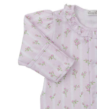 Load image into Gallery viewer, Pink Striped Bouquet Footie