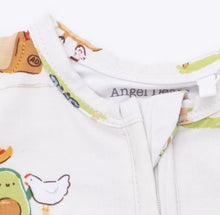 Load image into Gallery viewer, Angel Dear Farm Avocado Toast Pajama 2-Way Footie