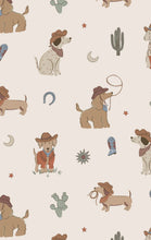 Load image into Gallery viewer, Cowboy Dogs 2-Way Zipper Footie