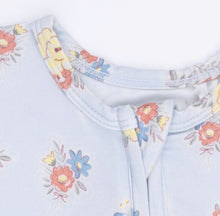 Load image into Gallery viewer, Angel Dear Country Stitch Floral-2 Way Ruffle Back Zipper Pajama Footie
