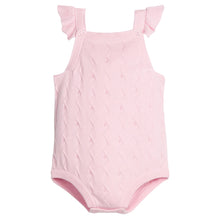 Load image into Gallery viewer, Little English’s Pointelle Knit Bubble-Light Pink