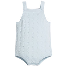 Load image into Gallery viewer, Little English’s Pointelle Knit Bubble-Light Blue